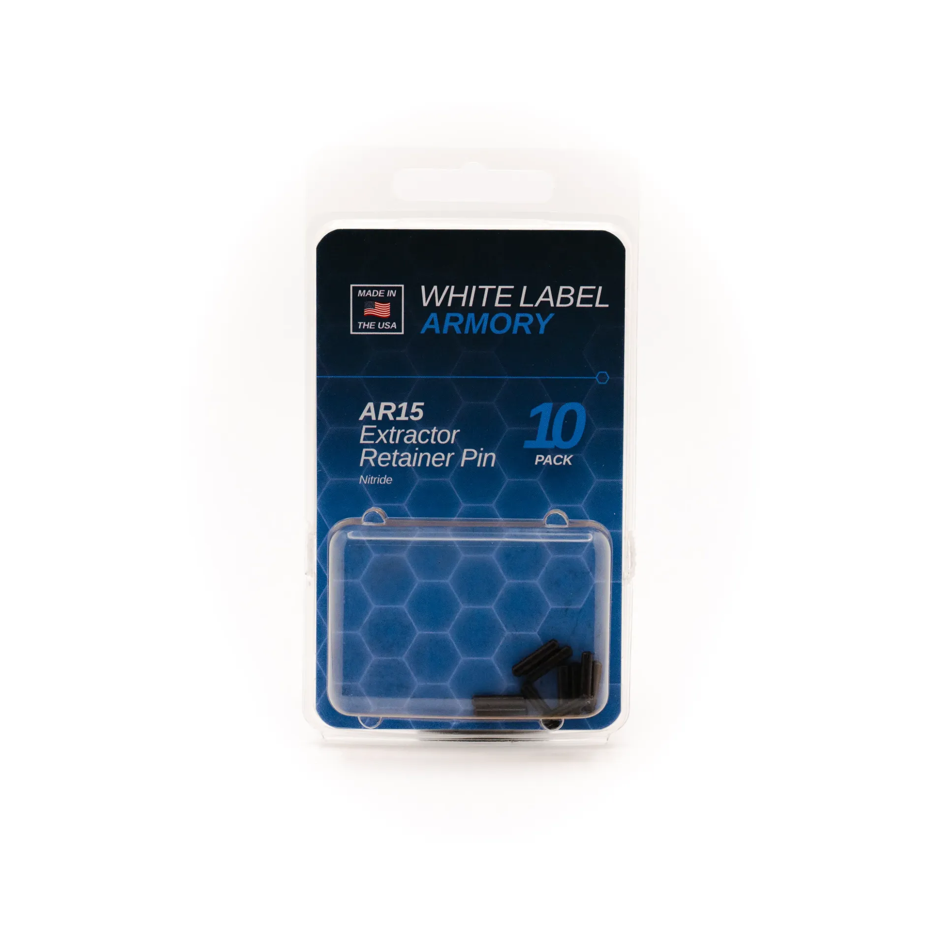 [WLA-PAC-3005-10] AR15 Extractor Retainer Pin Nitride, Ten Pack 
